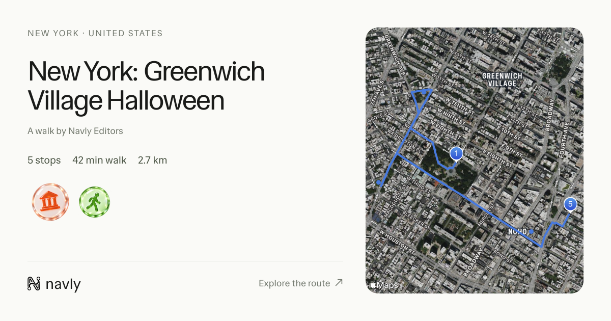 New York: Greenwich Village Halloween — Navly link preview